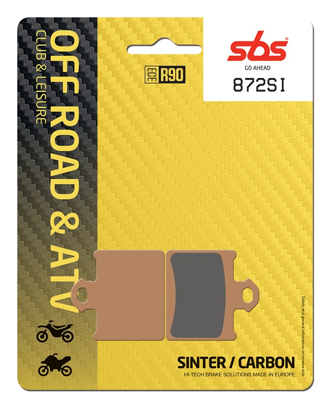 SBS brake pads KH602 OFF-ROAD sinteredcolour gold KTM freeride, SX85 rear(872SI)
